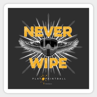 Never Wipe (Paintball) Sticker